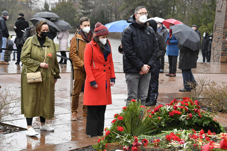 Gedenken an Karl Liebknecht und Rosa Luxemburg in Berlin