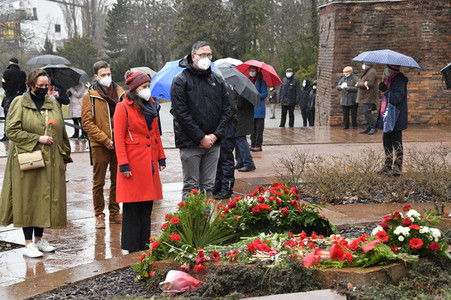 Gedenken an Karl Liebknecht und Rosa Luxemburg in Berlin