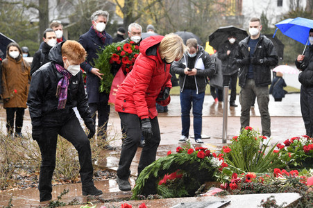 Gedenken an Karl Liebknecht und Rosa Luxemburg in Berlin