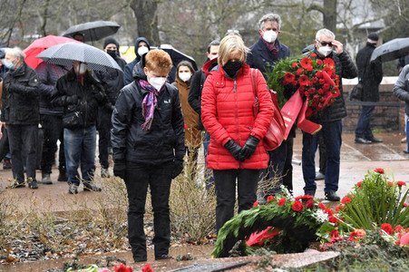 Gedenken an Karl Liebknecht und Rosa Luxemburg in Berlin