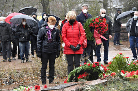 Gedenken an Karl Liebknecht und Rosa Luxemburg in Berlin