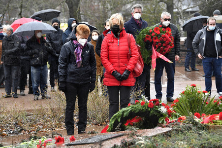 Gedenken an Karl Liebknecht und Rosa Luxemburg in Berlin