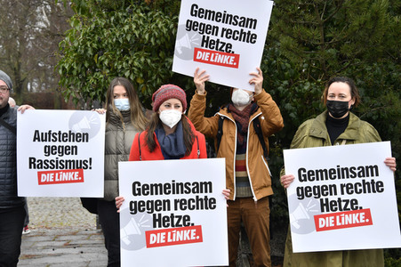 Gedenken an Karl Liebknecht und Rosa Luxemburg in Berlin