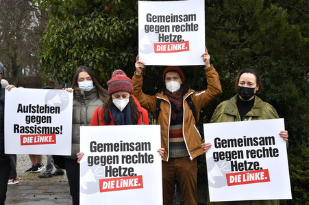 Gedenken an Karl Liebknecht und Rosa Luxemburg in Berlin