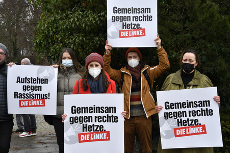 Gedenken an Karl Liebknecht und Rosa Luxemburg in Berlin