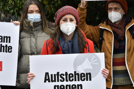 Gedenken an Karl Liebknecht und Rosa Luxemburg in Berlin