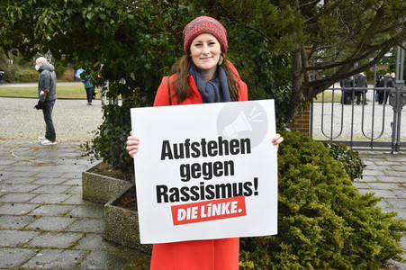 Gedenken an Karl Liebknecht und Rosa Luxemburg in Berlin