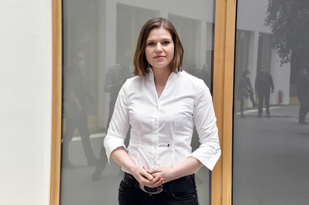 Bundespressekonferenz der Partei Die Linke in Berlin