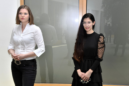 Bundespressekonferenz der Partei Die Linke in Berlin