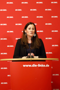 Pressestatement von Janine Wissler in Berlin