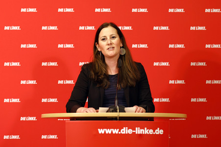 Pressestatement von Janine Wissler in Berlin