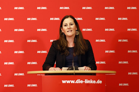Pressestatement von Janine Wissler in Berlin