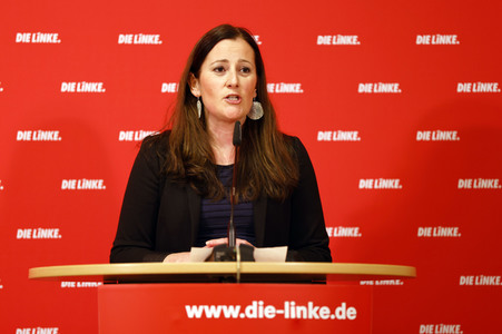 Pressestatement von Janine Wissler in Berlin