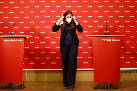 Pressestatement von Janine Wissler in Berlin