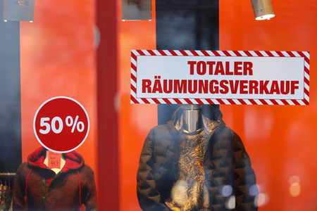 Symbolfoto Räumungsverkauf