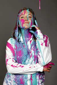 'Internationaler Tag der Farbe / International Color Day'-Bodypainting