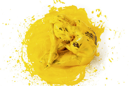 'Internationaler Tag der Farbe / International Color Day'-Bodypainting