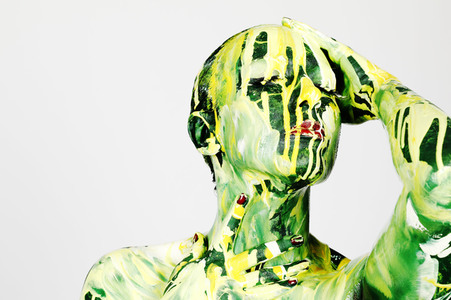 'Internationaler Tag der Farbe / International Color Day'-Bodypainting