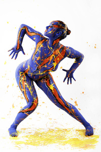 'Internationaler Tag der Farbe / International Color Day'-Bodypainting