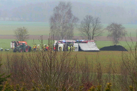 Lastwagenunfall in Eldagsen