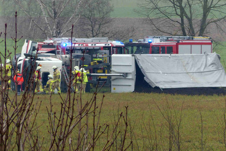 Lastwagenunfall in Eldagsen
