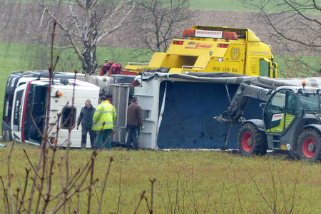 Lastwagenunfall in Eldagsen