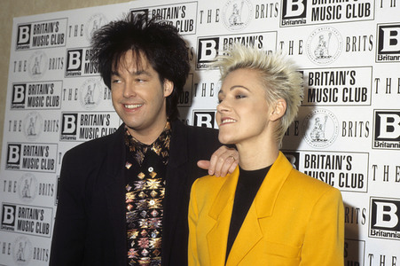 Pressekonferenz zu den BRIT Awards 1991 in London