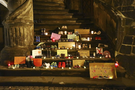 Protest gegen Schulschließungen in Görlitz