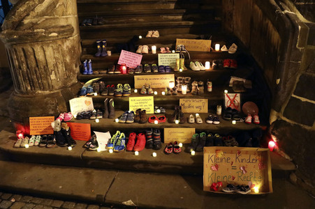 Protest gegen Schulschließungen in Görlitz