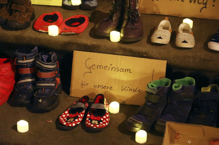 Protest gegen Schulschließungen in Görlitz