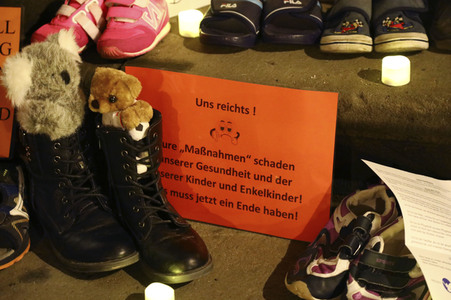 Protest gegen Schulschließungen in Görlitz