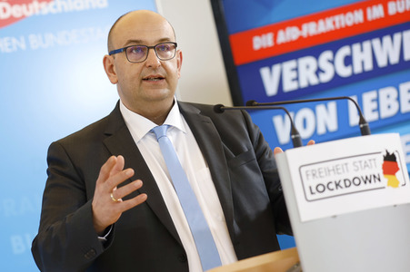 Pressestatement der AfD in Berlin