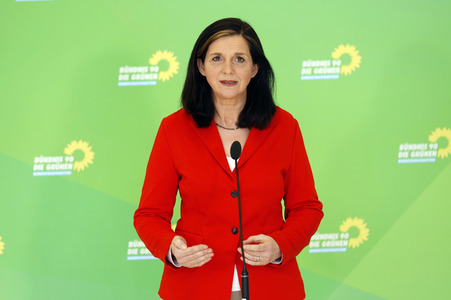 Pressestatement der Grünen in Berlin