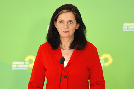 Pressestatement der Grünen in Berlin