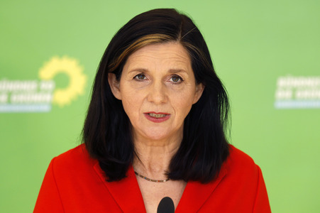 Pressestatement der Grünen in Berlin