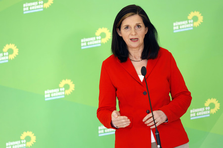 Pressestatement der Grünen in Berlin