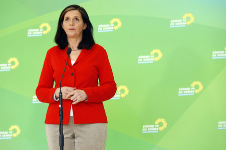 Pressestatement der Grünen in Berlin