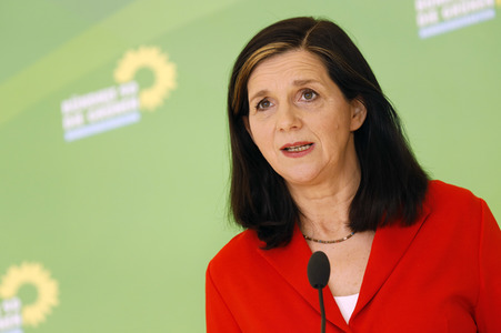 Pressestatement der Grünen in Berlin