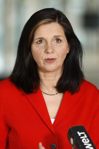 Pressestatement der Grünen in Berlin