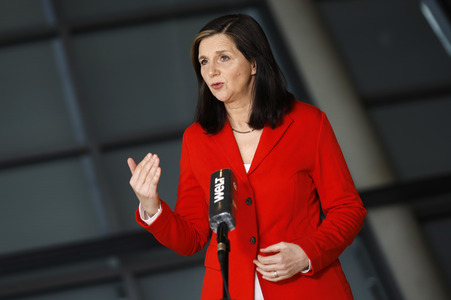 Pressestatement der Grünen in Berlin