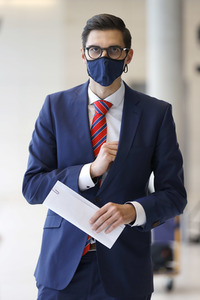 Pressestatement von Sepp Müller in Berlin