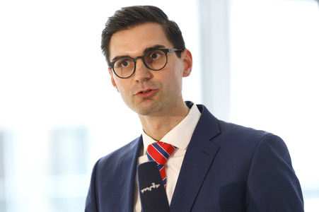 Pressestatement von Sepp Müller in Berlin