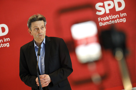 Pressestatement der SPD in Berlin