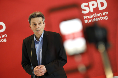 Pressestatement der SPD in Berlin