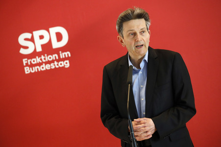 Pressestatement der SPD in Berlin