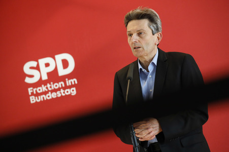 Pressestatement der SPD in Berlin