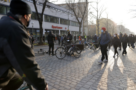 Räumung der Kiezkneipe 'Meuterei' in Berlin