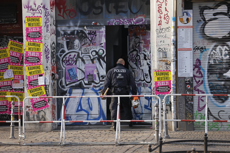 Räumung der Kiezkneipe 'Meuterei' in Berlin
