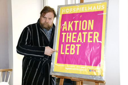 Fotoprobe mit Michael A. Grimm in München