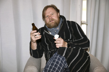 Fotoprobe mit Michael A. Grimm in München